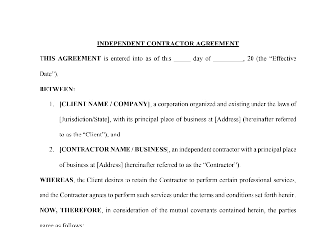 provide professional contract drafting and review